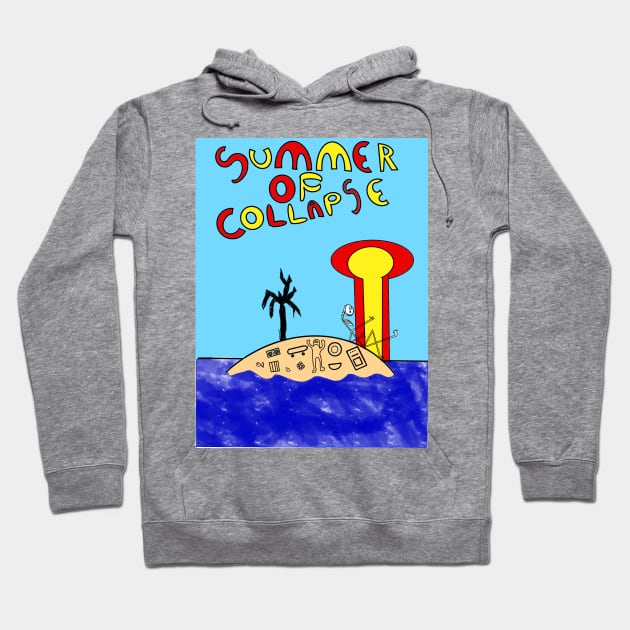 Summer Of Collapse Hoodie by Second Wave Apparel